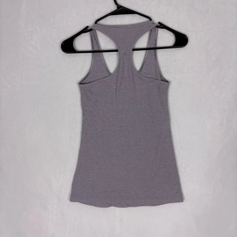 Lululemon Heathered Purple Cool Racerback Tank‎ Top